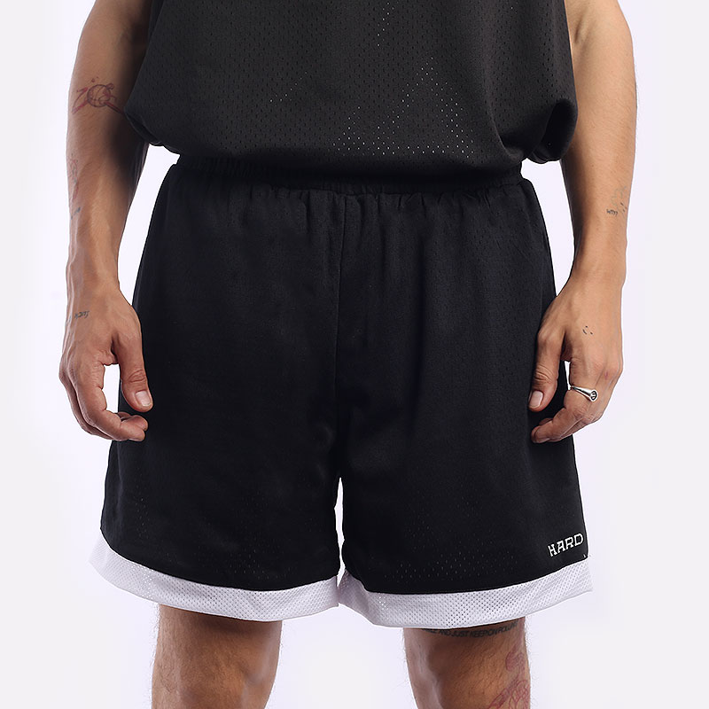 мужские черные шорты  Hard Open Run Forma Short-black/w - цена, описание, фото 3